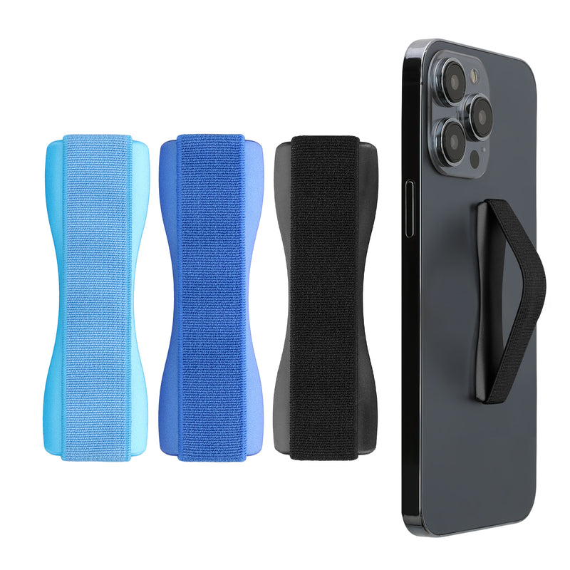 kwmobile Smartphone Fingerhalter Set - Handy Halter Griff Halterung Einhandbedienung - 3x Handyhalter