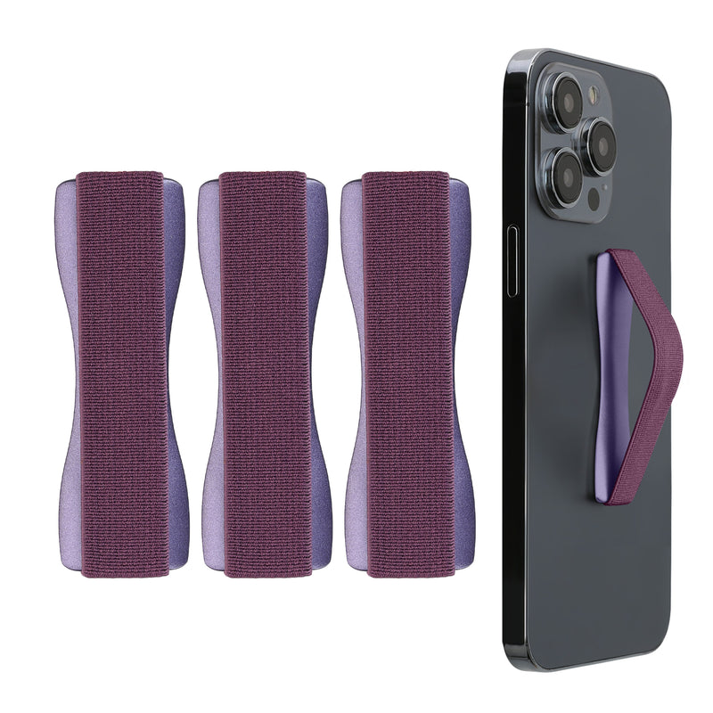 kwmobile Smartphone Fingerhalter Set - Handy Halter Griff Halterung Einhandbedienung - 3x Handyhalter