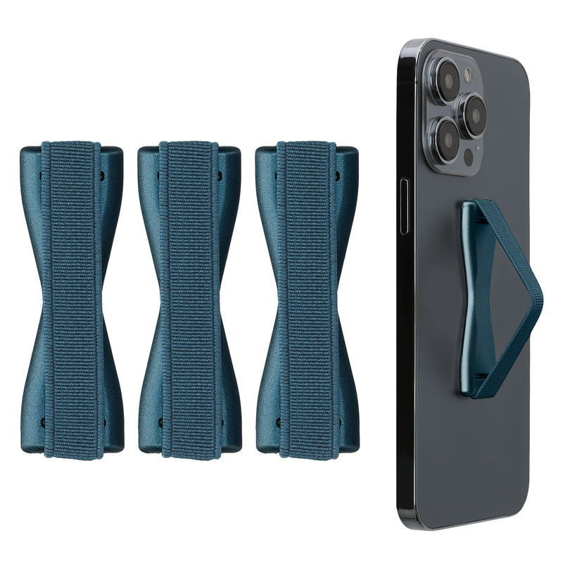 kwmobile Smartphone Fingerhalter Set - Handy Halter Griff Halterung Einhandbedienung - 3x Handyhalter