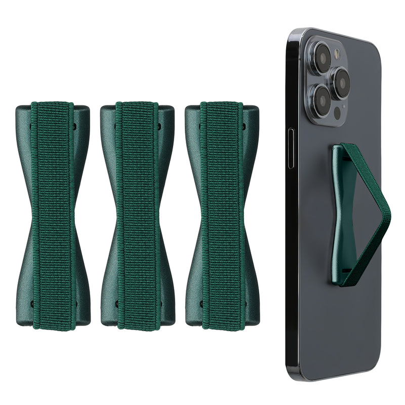 kwmobile Smartphone Fingerhalter Set - Handy Halter Griff Halterung Einhandbedienung - 3x Handyhalter