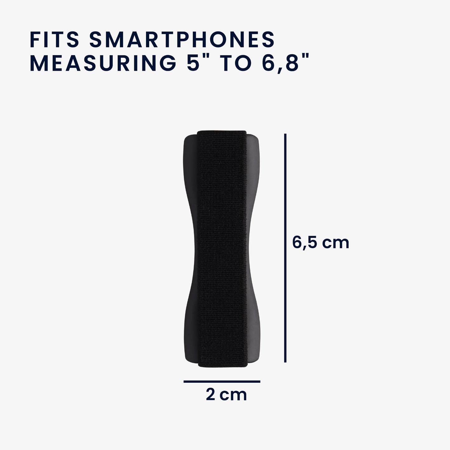 kwmobile Smartphone Fingerhalter Set - Handy Halter Griff Halterung Einhandbedienung - 3x Handyhalter