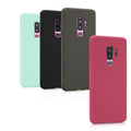 kwmobile Hülle kompatibel mit Samsung Galaxy S9 Plus Hülle - weiches TPU Silikon Case - Cover geeignet für kabelloses Laden - Schwarz matt Schwarz matt  