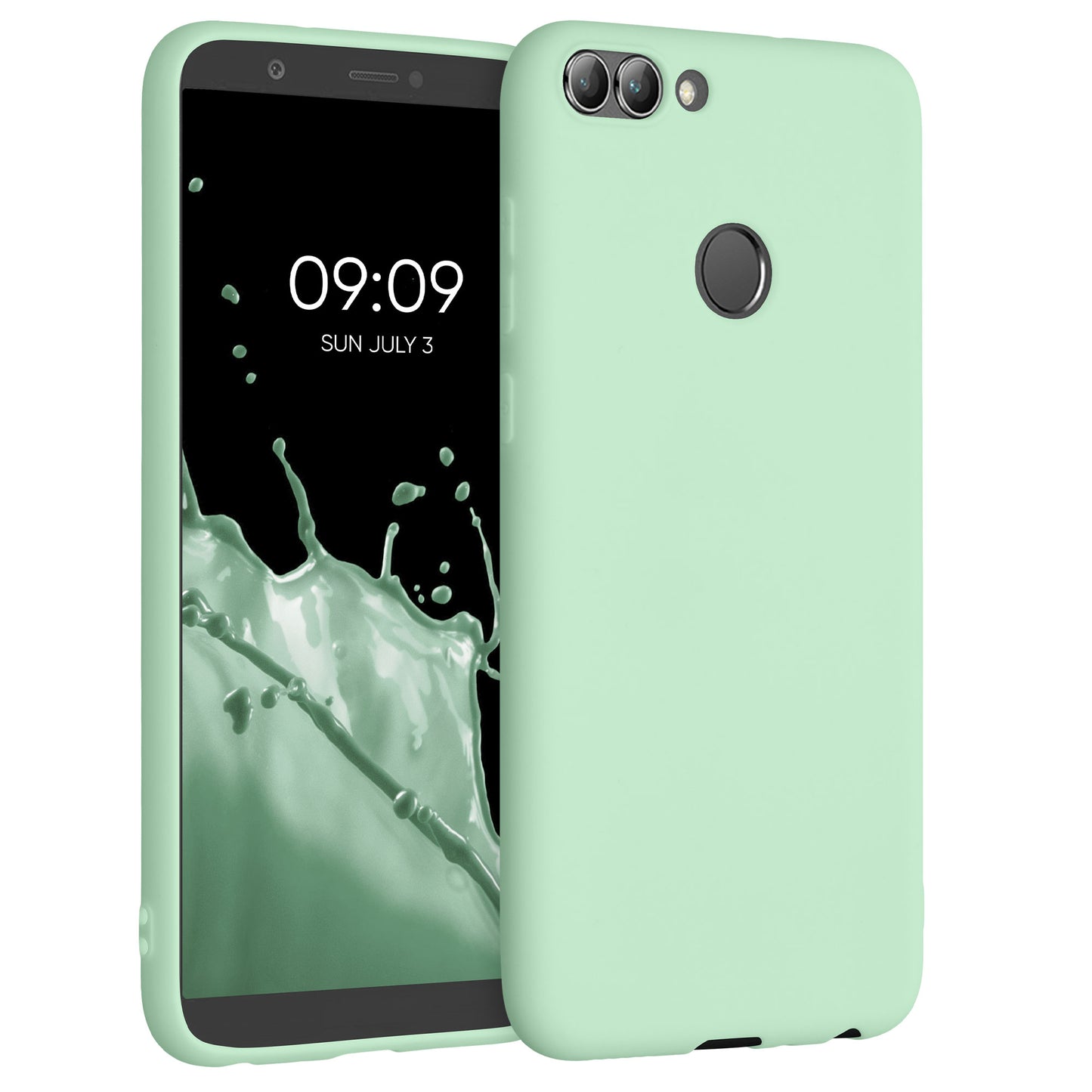 kwmobile Handyhülle für Huawei Enjoy 7S / P Smart (2017) Hülle - Kabelloses Laden - Schutzhülle Cover