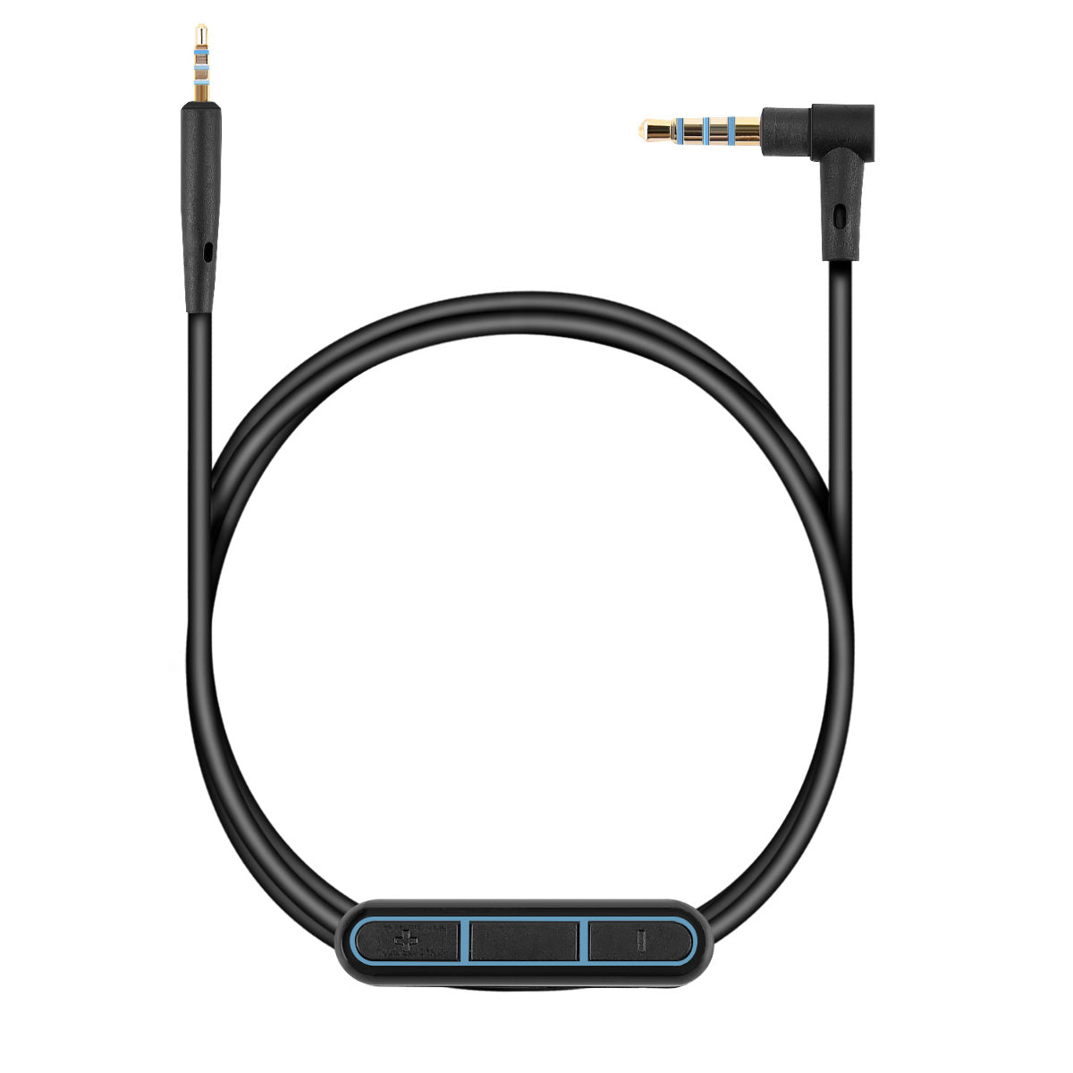 kwmobile Kopfhörerkabel für Bose QuietComfort 35 / 35II / 25 / QC25 / QC35 II / QC35 / On-Ear 2 / OE2 / OE2i / SoundTrue - Ersatz Kabel Mikrofon Lautstärkeregler - 3.5mm Klinke