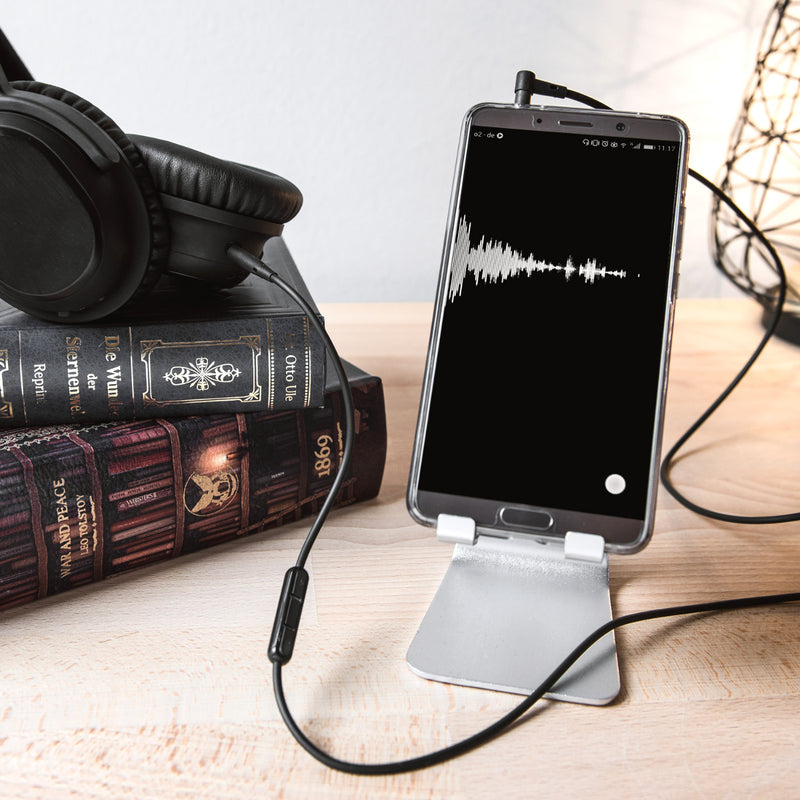 kwmobile Kopfhörerkabel für Bose QuietComfort 35 / 35II / 25 / QC25 / QC35 II / QC35 / On-Ear 2 / OE2 / OE2i / SoundTrue - Ersatz Kabel Mikrofon Lautstärkeregler - 3.5mm Klinke