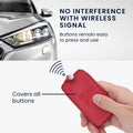 kwmobile Autoschlüssel Hülle kompatibel mit Renault 4-Tasten Smartkey (nur Keyless Go)