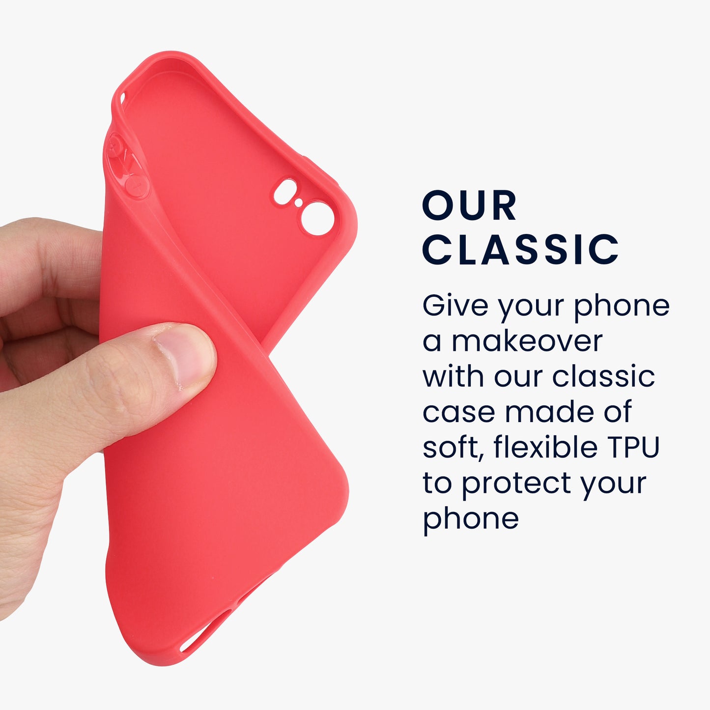 kwmobile Handyhülle für Apple iPhone SE (1.Gen 2016) / iPhone 5 / iPhone 5S Hülle - Kabelloses Laden - Schutzhülle Cover