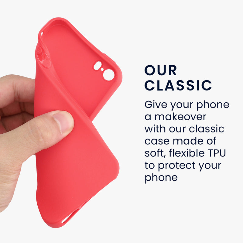 kwmobile Handyhülle für Apple iPhone SE (1.Gen 2016) / iPhone 5 / iPhone 5S Hülle - Kabelloses Laden - Schutzhülle Cover