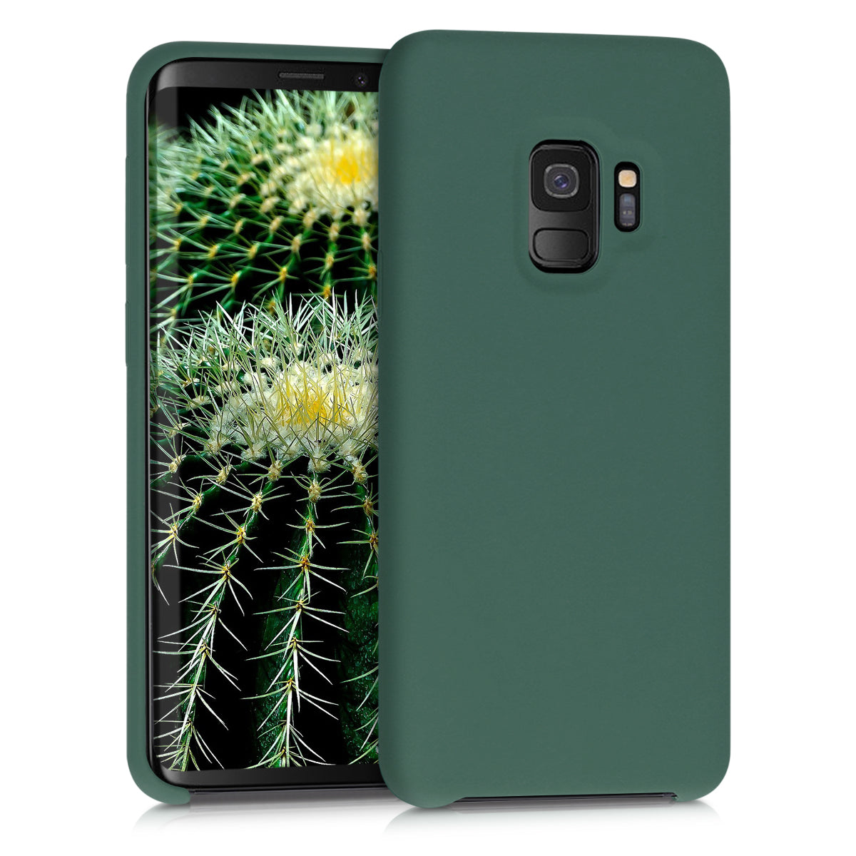kwmobile Handyhülle für Samsung Galaxy S9 Hülle - Case Silikon - Kabelloses Laden - Schutzhülle Cover