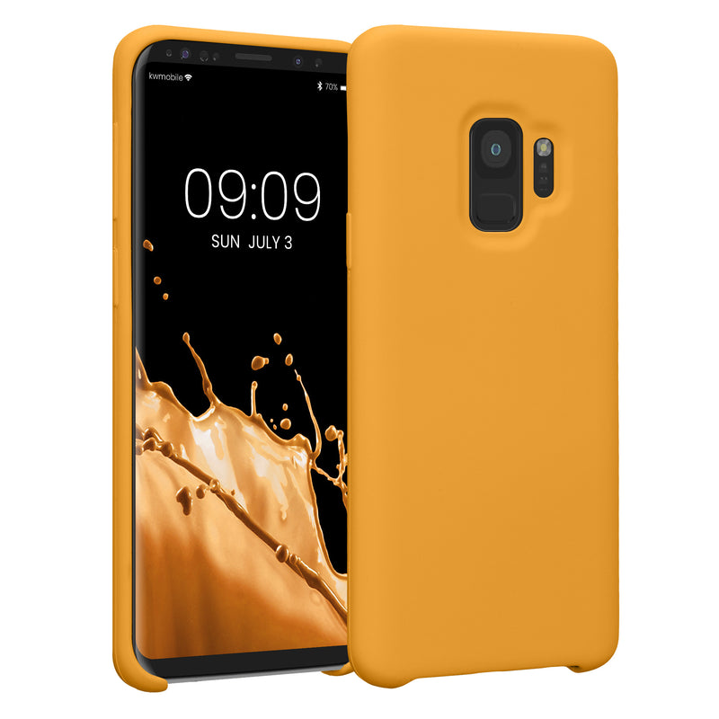 kwmobile Handyhülle für Samsung Galaxy S9 Hülle - Case Silikon - Kabelloses Laden - Schutzhülle Cover