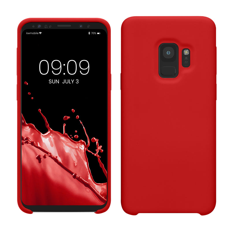 kwmobile Handyhülle für Samsung Galaxy S9 Hülle - Case Silikon - Kabelloses Laden - Schutzhülle Cover