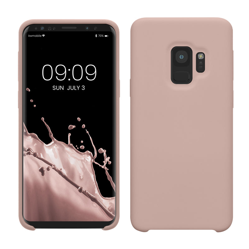 kwmobile Handyhülle für Samsung Galaxy S9 Hülle - Case Silikon - Kabelloses Laden - Schutzhülle Cover