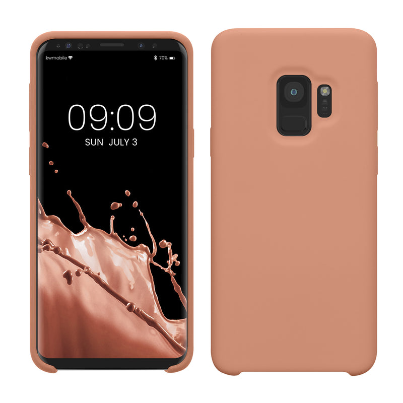 kwmobile Handyhülle für Samsung Galaxy S9 Hülle - Case Silikon - Kabelloses Laden - Schutzhülle Cover
