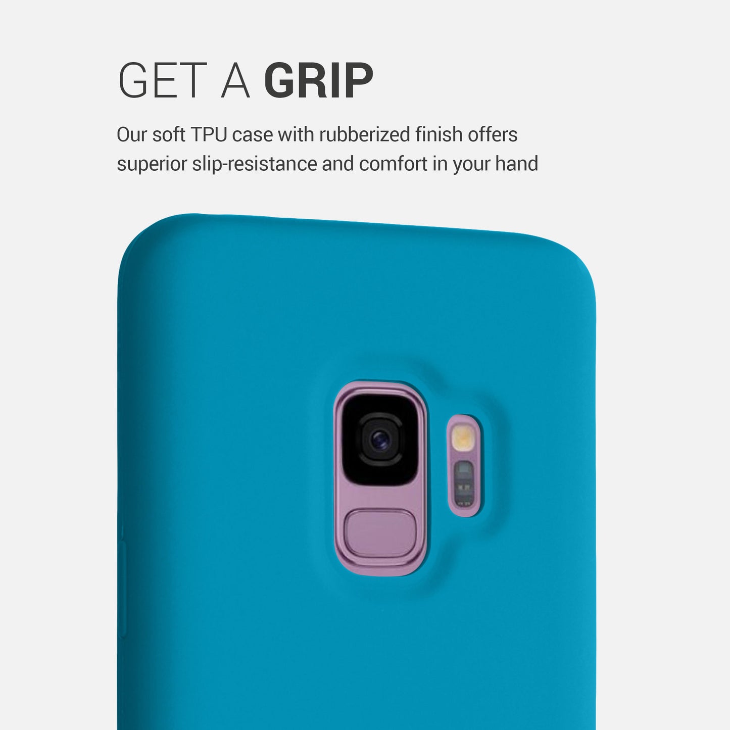 kwmobile Handyhülle für Samsung Galaxy S9 Hülle - Case Silikon - Kabelloses Laden - Schutzhülle Cover