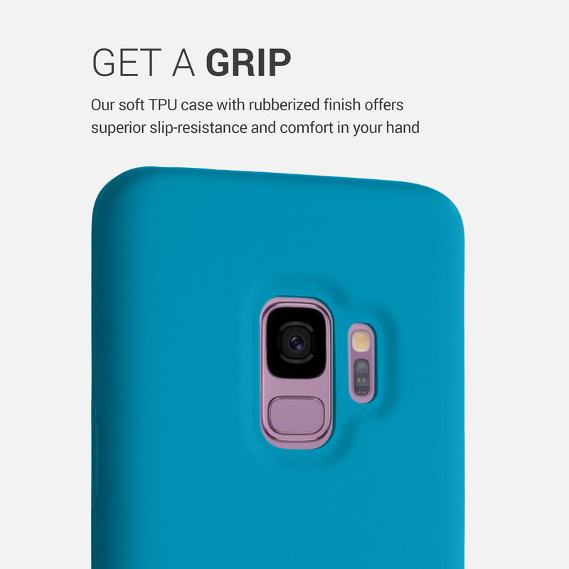 kwmobile Handyhülle für Samsung Galaxy S9 Hülle - Case Silikon - Kabelloses Laden - Schutzhülle Cover