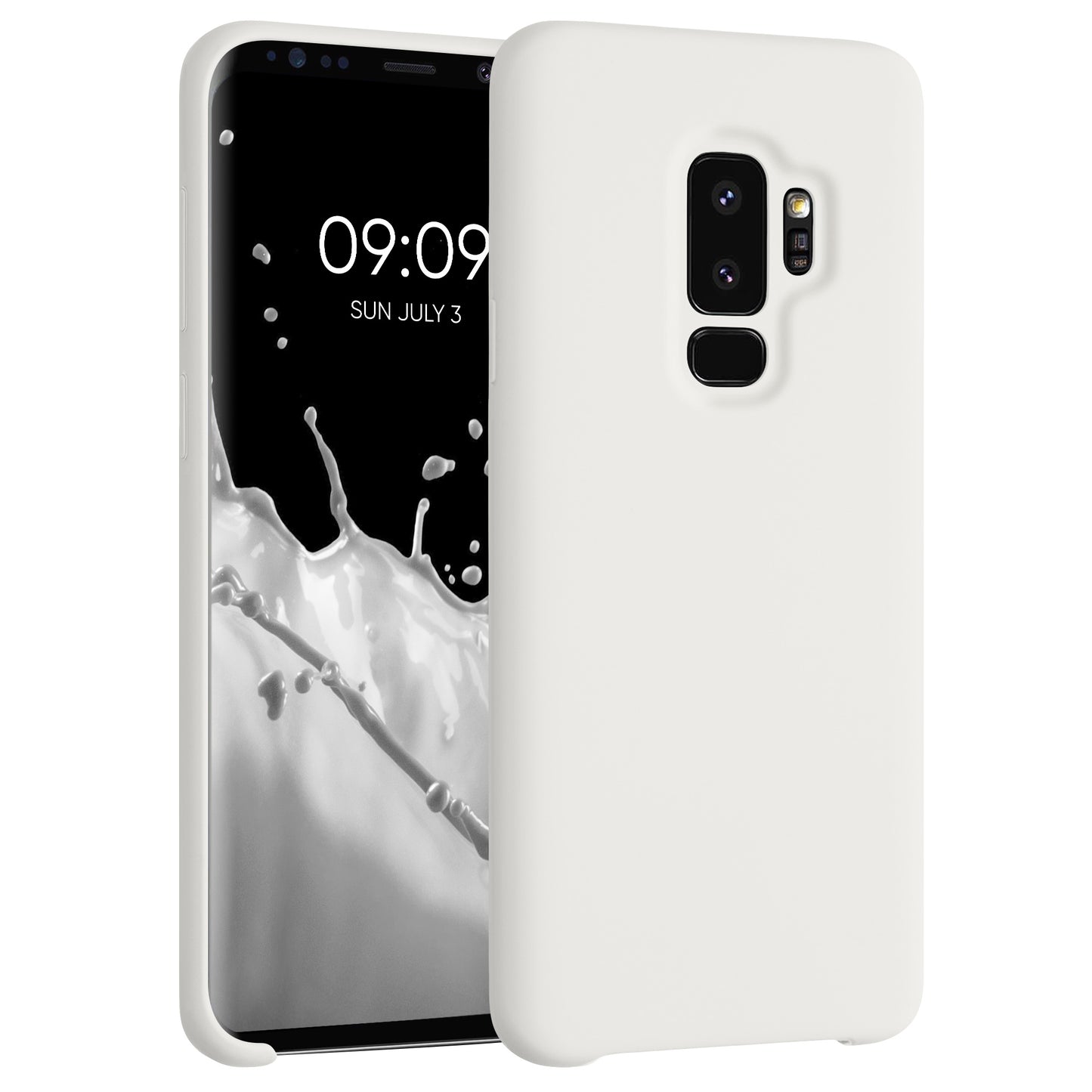 kwmobile Handyhülle für Samsung Galaxy S9 Plus Case Silikon Kabelloses Laden Schutzhülle Cover