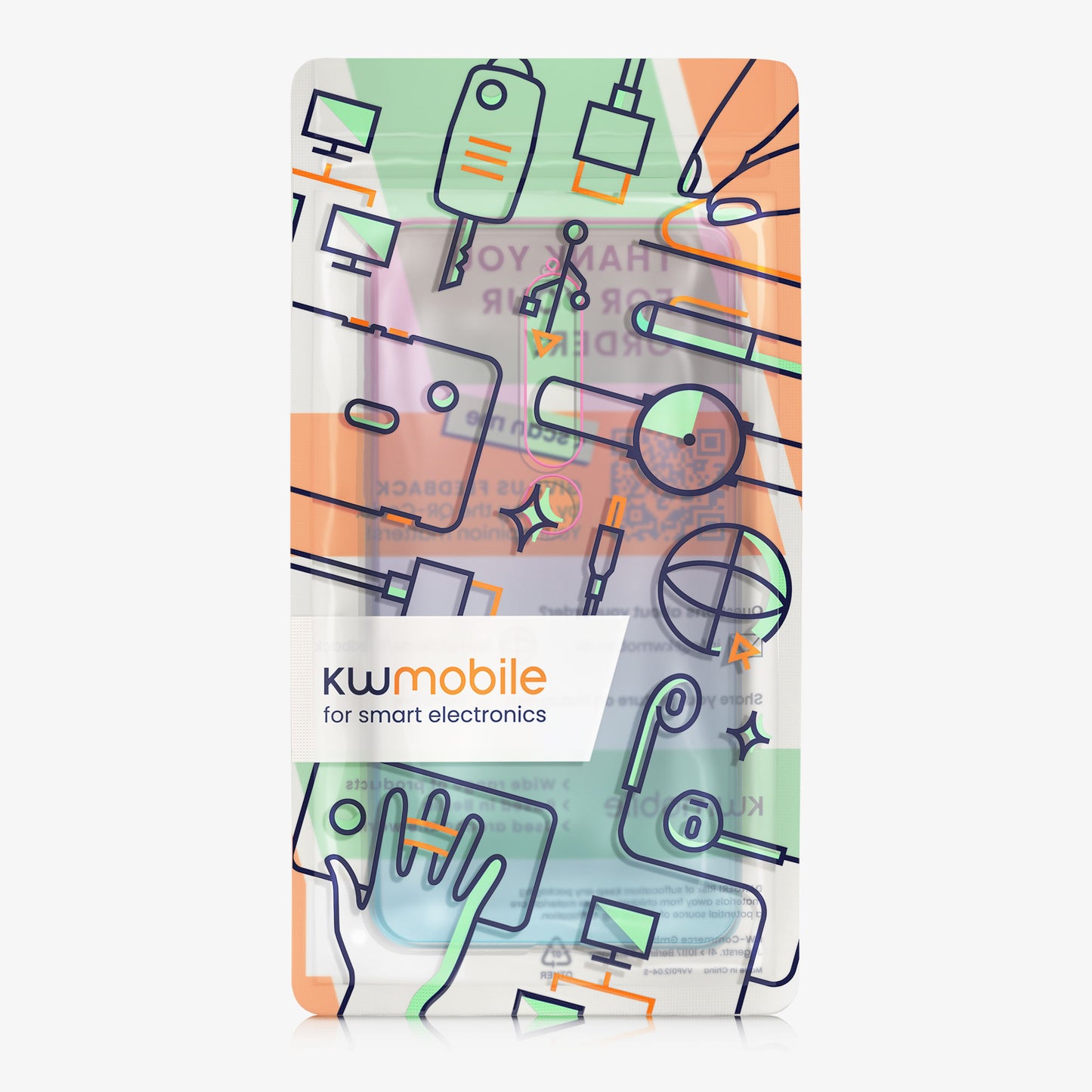 kwmobile Case kompatibel mit Nokia 6.1 (2018) - Hülle Handy - Handyhülle Transparent