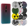 kwmobile Case kompatibel mit Nokia 6.1 (2018) - Hülle Handy - Handyhülle Zwei Farben Pink Blau Transparent Pink  [dsg03]