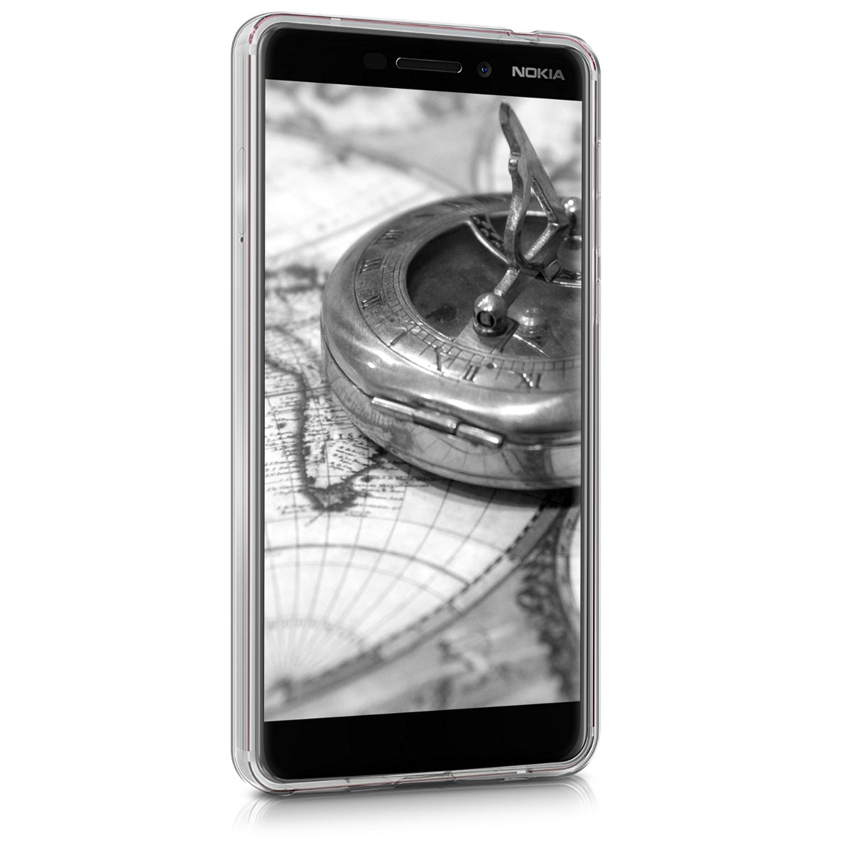kwmobile Case kompatibel mit Nokia 6.1 (2018) - Hülle Handy - Handyhülle Transparent