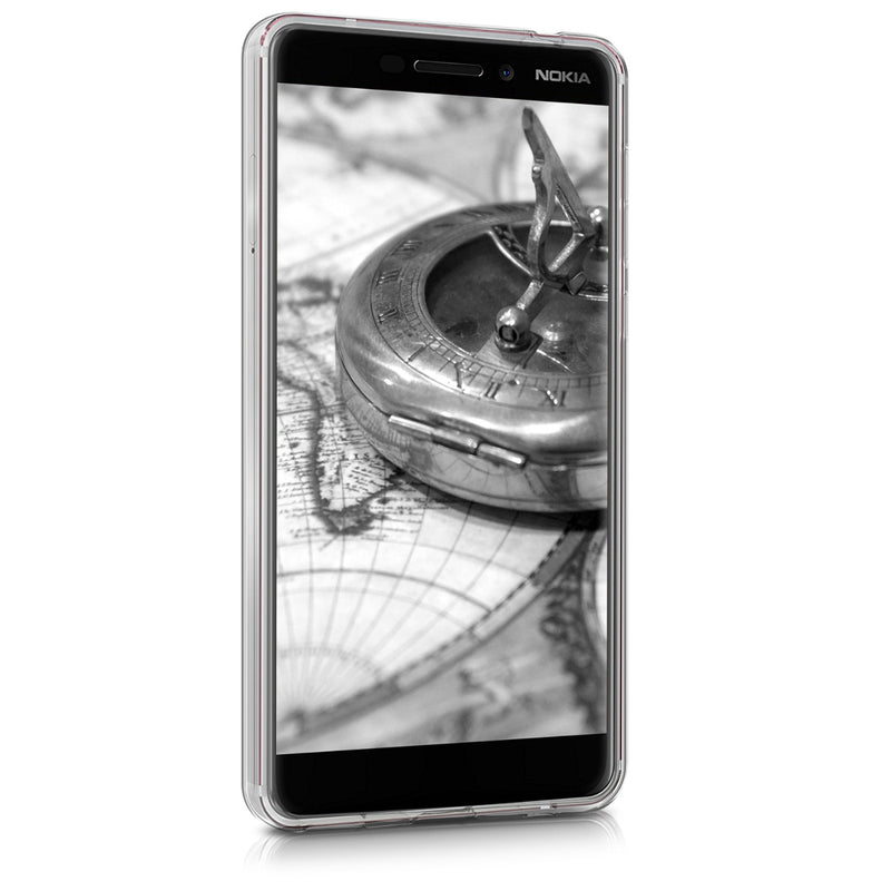kwmobile Case kompatibel mit Nokia 6.1 (2018) - Hülle Handy - Handyhülle Transparent