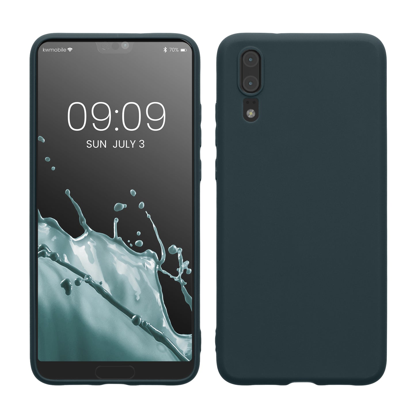 kwmobile Handyhülle für Huawei P20 - Kabelloses Laden - Schutzhülle Cover