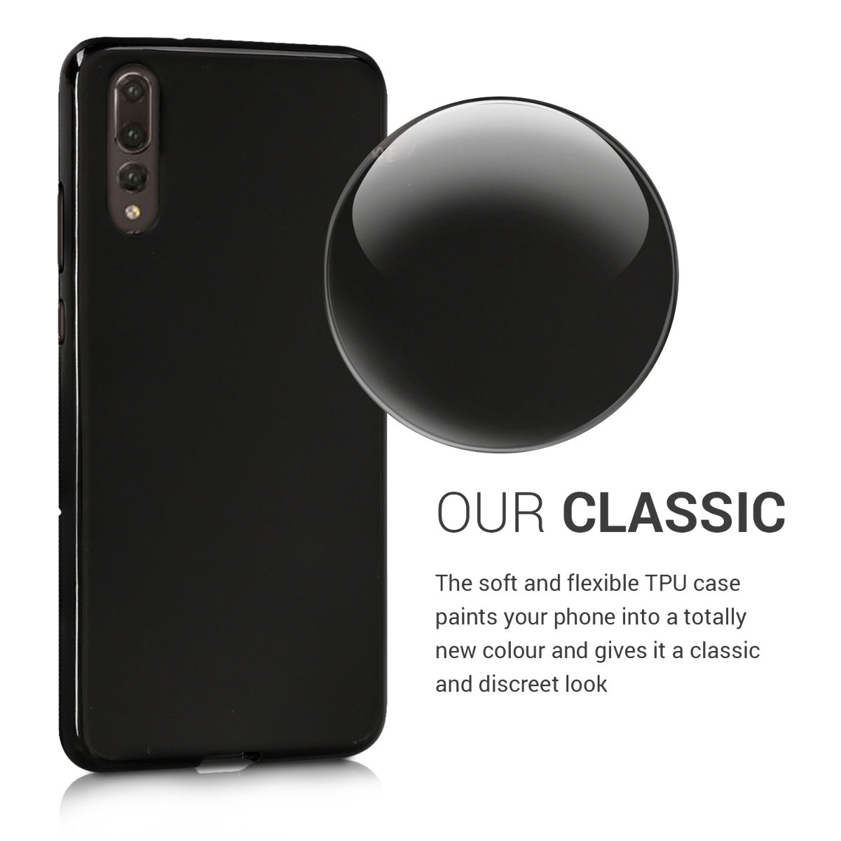 kwmobile Handyhülle für Huawei P20 Pro - Kabelloses Laden - Schutzhülle Cover