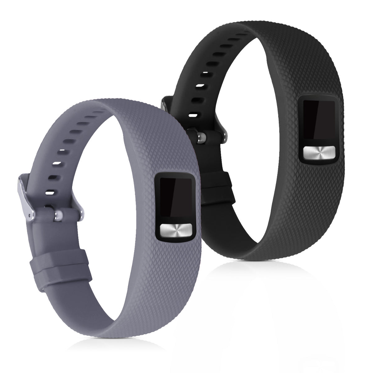 kwmobile Uhrenarmband für Garmin Vivofit 4 Armband Fitnesstracker Band Set Ersatzarmband Smartwatch