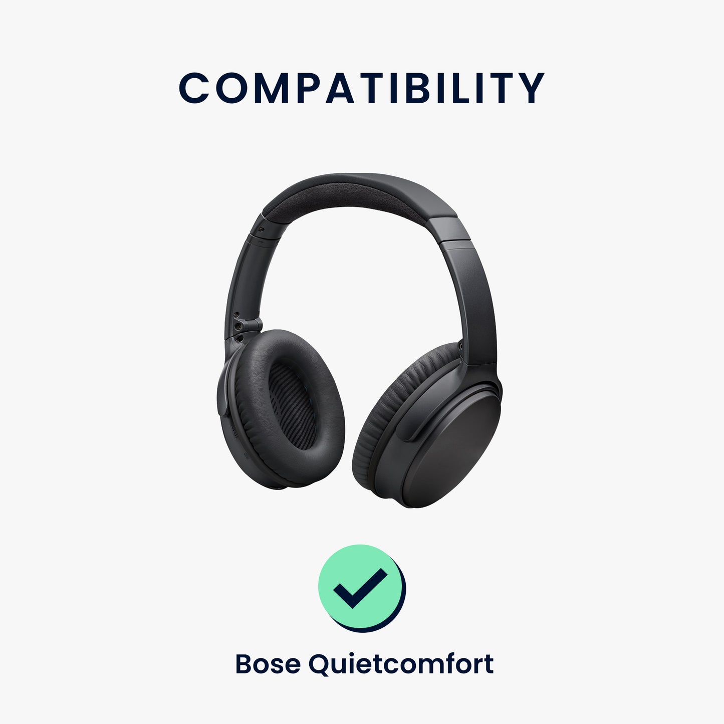 kwmobile Ohr Polster für Bose Quietcomfort Kopfhörer Ersatzteile Over Ear Headphones