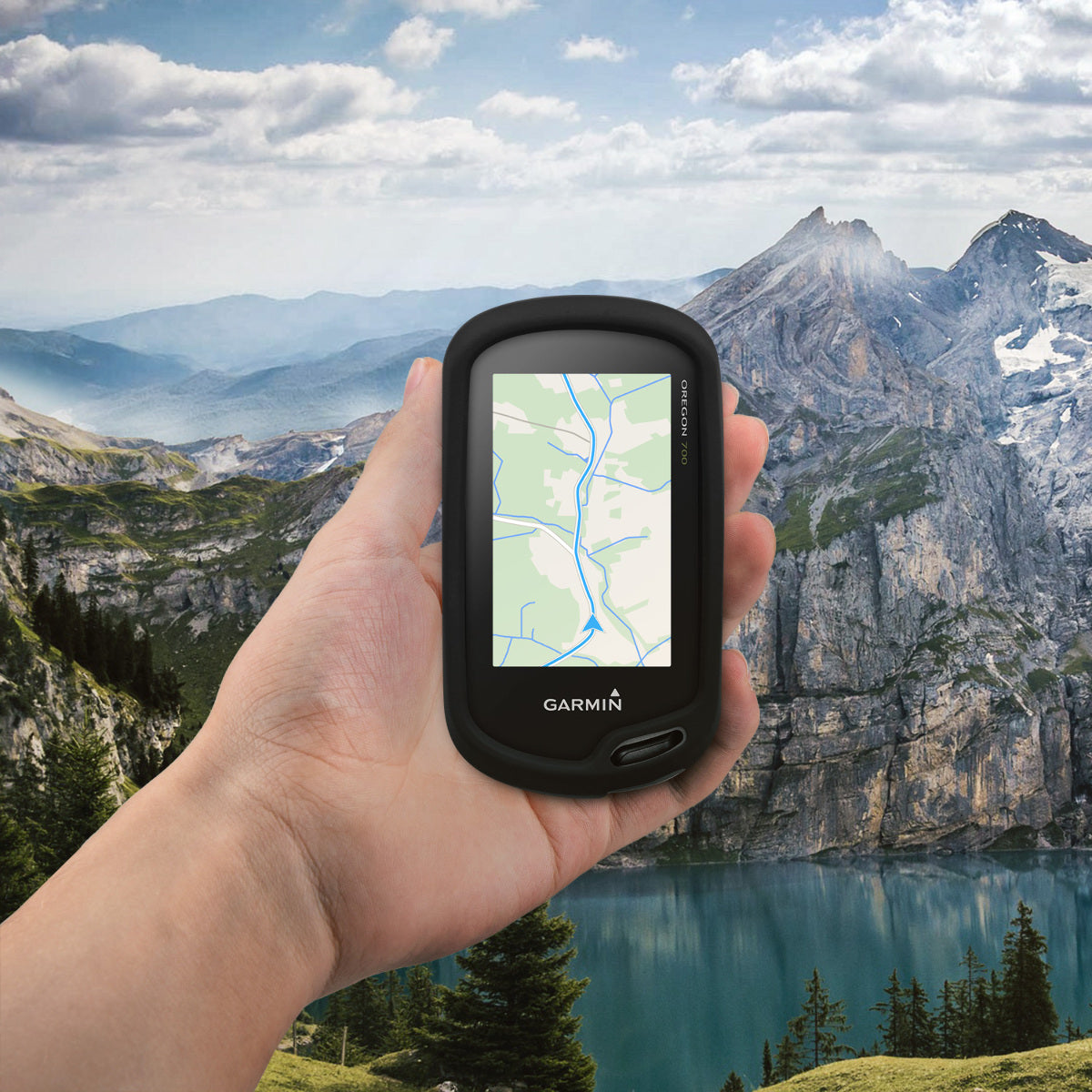 kwmobile Hülle kompatibel mit Garmin Oregon 700 / 750t / 600 / 650 - Schutzhülle für GPS Handgerät