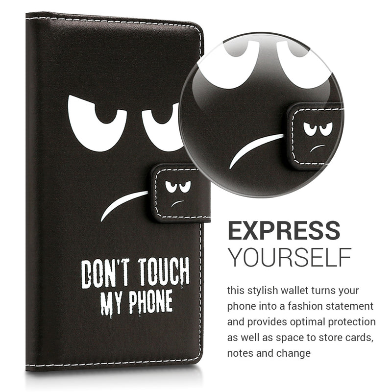 kwmobile Wallet Case kompatibel mit Sony Xperia XA2 Hülle - Cover mit Ständer und Kartenfächern