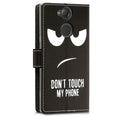kwmobile Wallet Case kompatibel mit Sony Xperia XA2 Hülle - Cover mit Ständer und Kartenfächern