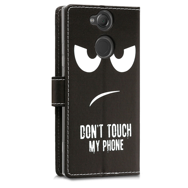 kwmobile Wallet Case kompatibel mit Sony Xperia XA2 Hülle - Cover mit Ständer und Kartenfächern