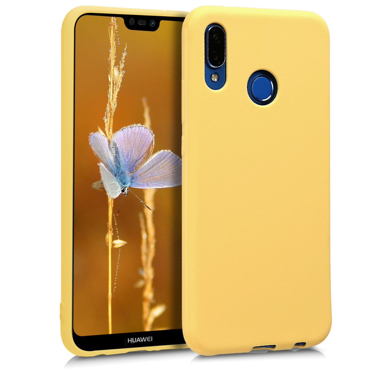 kwmobile Handyhülle für Huawei P20 Lite Hülle Kabelloses Laden Schutzhülle Cover
