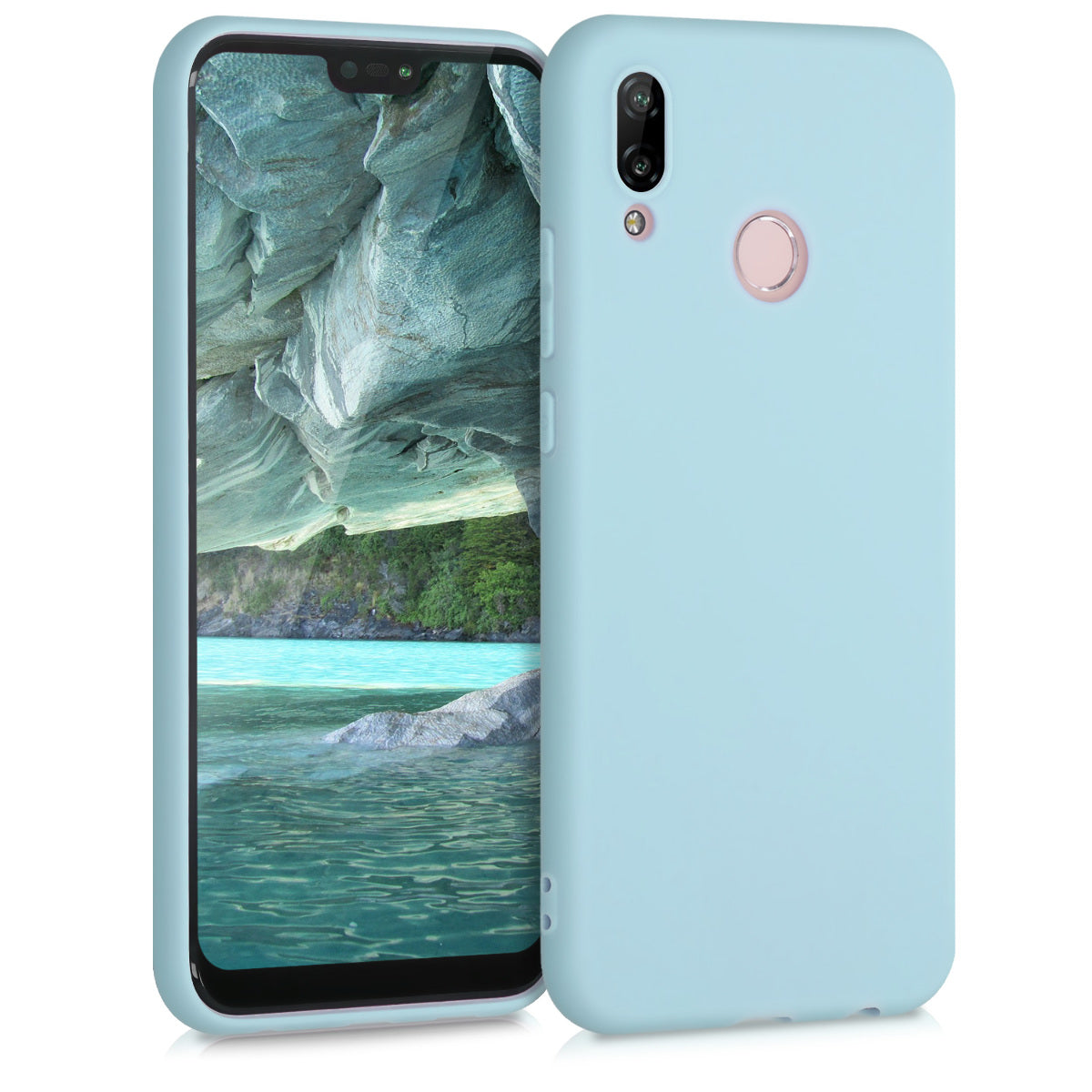 kwmobile Handyhülle für Huawei P20 Lite Hülle Kabelloses Laden Schutzhülle Cover