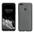 kwmobile Handyhülle für Huawei Enjoy 7S / P Smart (2017) Hülle - Silikon Case metallisch schimmernd - Schutzhülle Cover