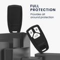 kwmobile Autoschlüssel Hülle kompatibel mit Audi 3-Tasten Smartkey Autoschlüssel (nur Keyless Go)