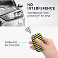 kwmobile Autoschlüssel Hülle kompatibel mit Opel Chevrolet 2-Tasten Klapp Autoschlüssel Hülle - Schlüsselhülle Don't touch my Key