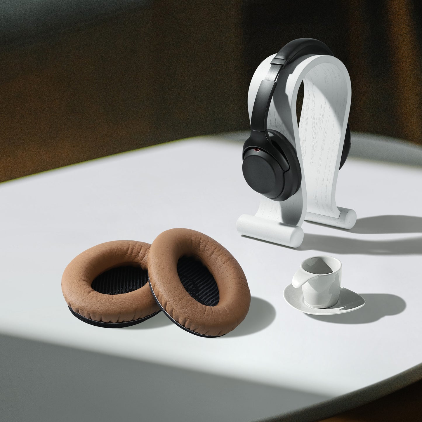 kwmobile Ohr Polster für Bose Quietcomfort 35 35II 25 15 / QC35 QC35II QC25 QC15 Ohrpolster Ersatz Ohrpolster Kopfhörer Ersatzteile Kopfhörer Ersatzpolster für Over Ear Headphones