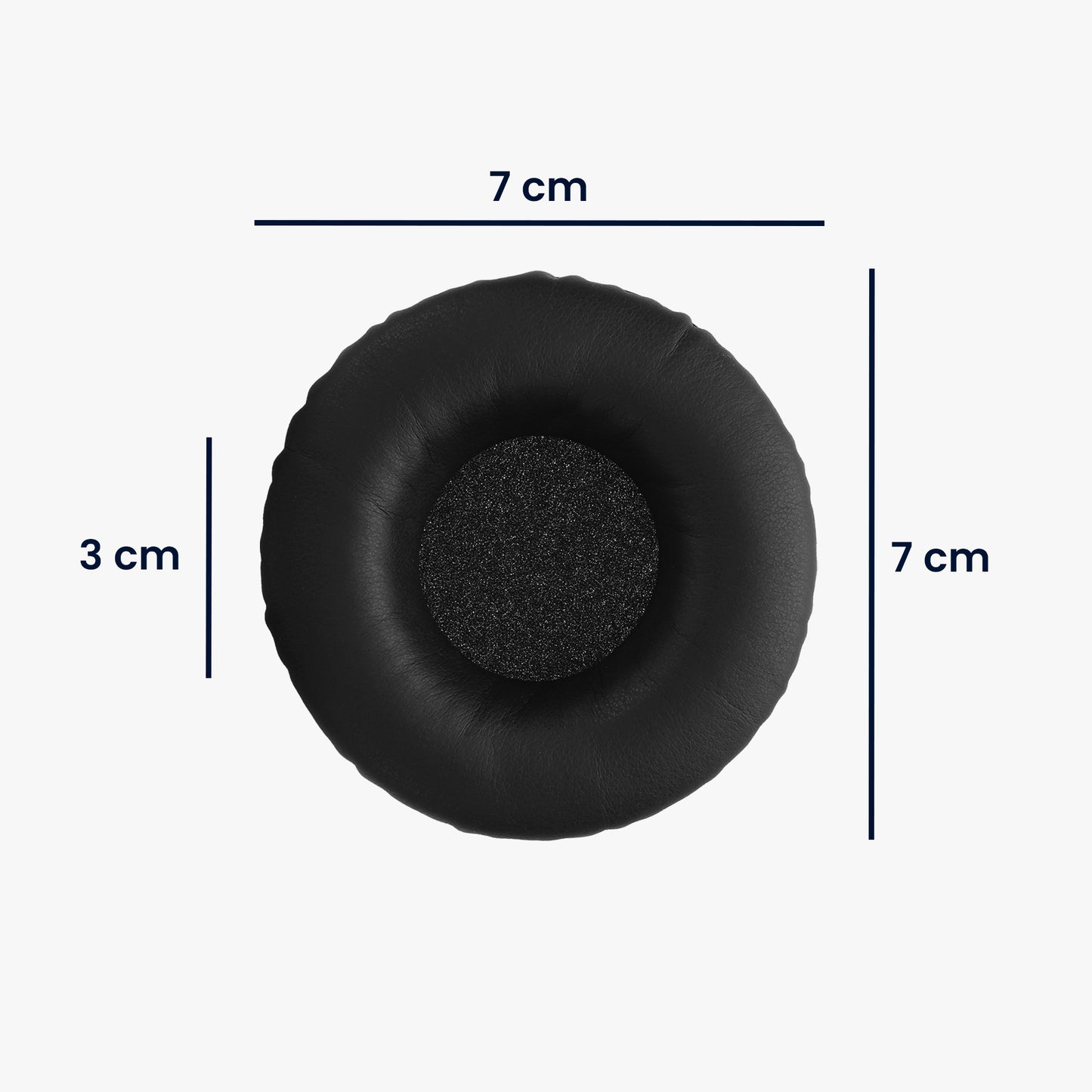 kwmobile Ohr Polster für Sennheiser HD25 / HD25-1 II / HD250BT - Ersatz Ohrpolster - Kopfhörer Ersatzteile - Kopfhörer Ersatzpolster für Over Ear Headphones