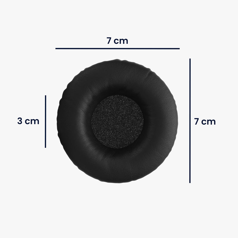 kwmobile Ohr Polster für Sennheiser HD25 / HD25-1 II / HD250BT - Ersatz Ohrpolster - Kopfhörer Ersatzteile - Kopfhörer Ersatzpolster für Over Ear Headphones