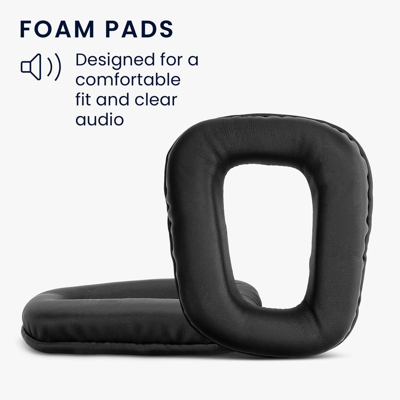 kwmobile Ohr Polster für Logitech G430 / G35 / G930 / F450 Ohrpolster Ersatz Ohrpolster Kopfhörer Ersatzteile Kopfhörer Ersatzpolster Over Ear Headphones