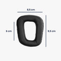 kwmobile Ohr Polster für Logitech G430 / G35 / G930 / F450 Ohrpolster Ersatz Ohrpolster Kopfhörer Ersatzteile Kopfhörer Ersatzpolster Over Ear Headphones