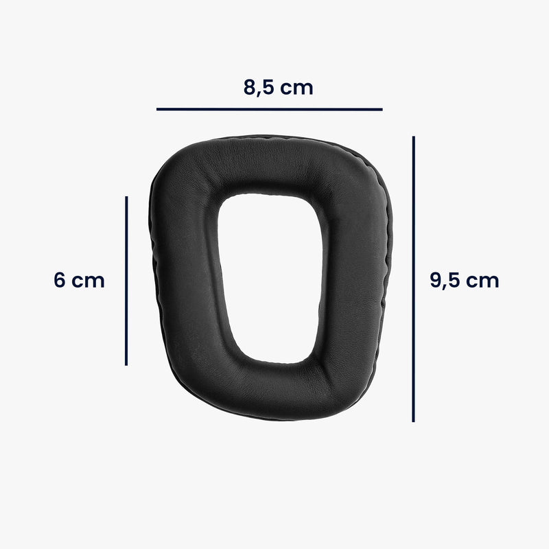 kwmobile Ohr Polster für Logitech G430 / G35 / G930 / F450 Ohrpolster Ersatz Ohrpolster Kopfhörer Ersatzteile Kopfhörer Ersatzpolster Over Ear Headphones