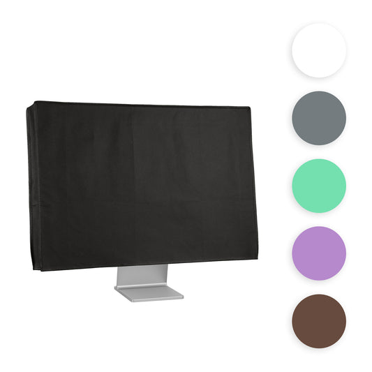 kwmobile Schutzhülle kompatibel mit 27-28" Monitor - Hülle PC Bildschirm - Computer Cover Case - Hellgrau Hellgrau  
