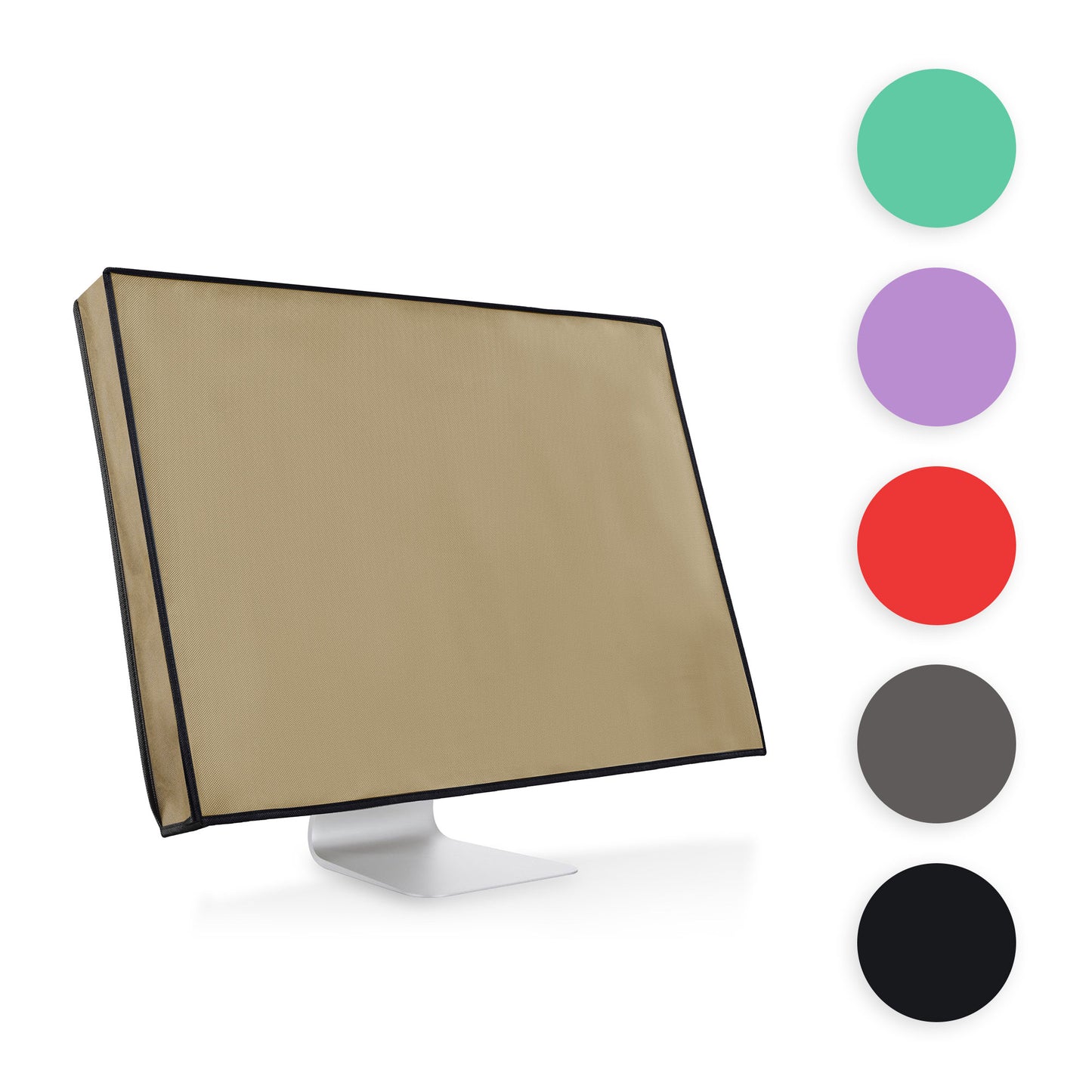 kwmobile Schutzhülle kompatibel mit 31-32" Monitor - Hülle PC Bildschirm - Computer Cover Case - Hellgrau Hellgrau  