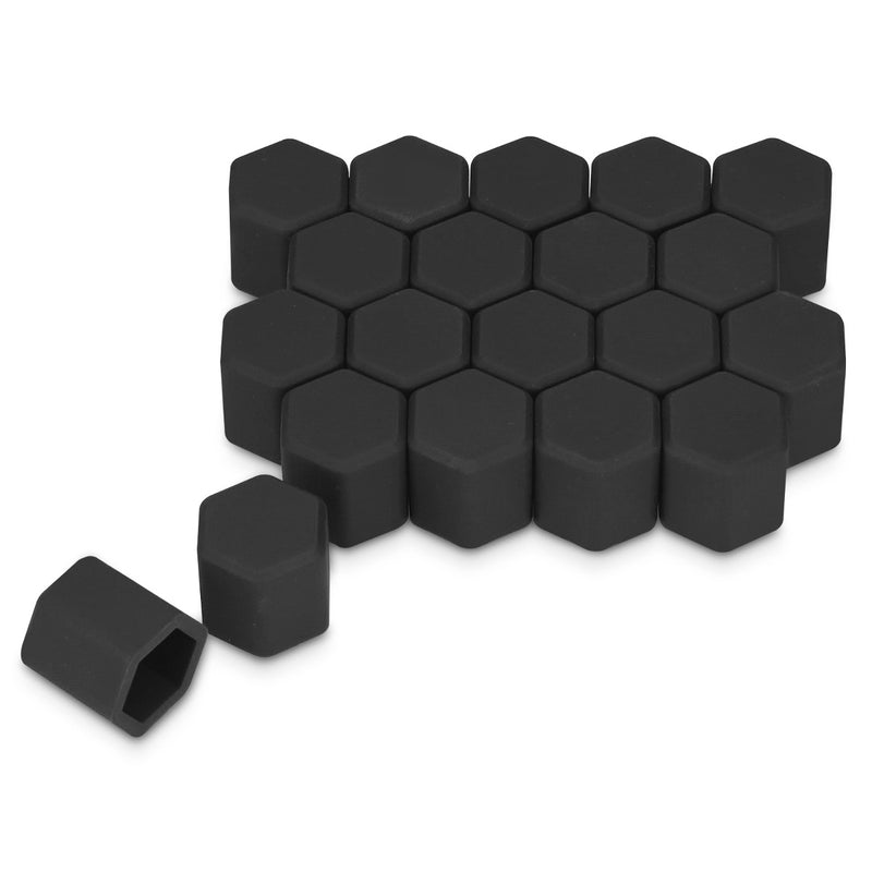 kwmobile 20x Abdeckung für 17 mm Radmuttern Auto Rad Schraube - Radschrauben Cover - Mutter Kappen