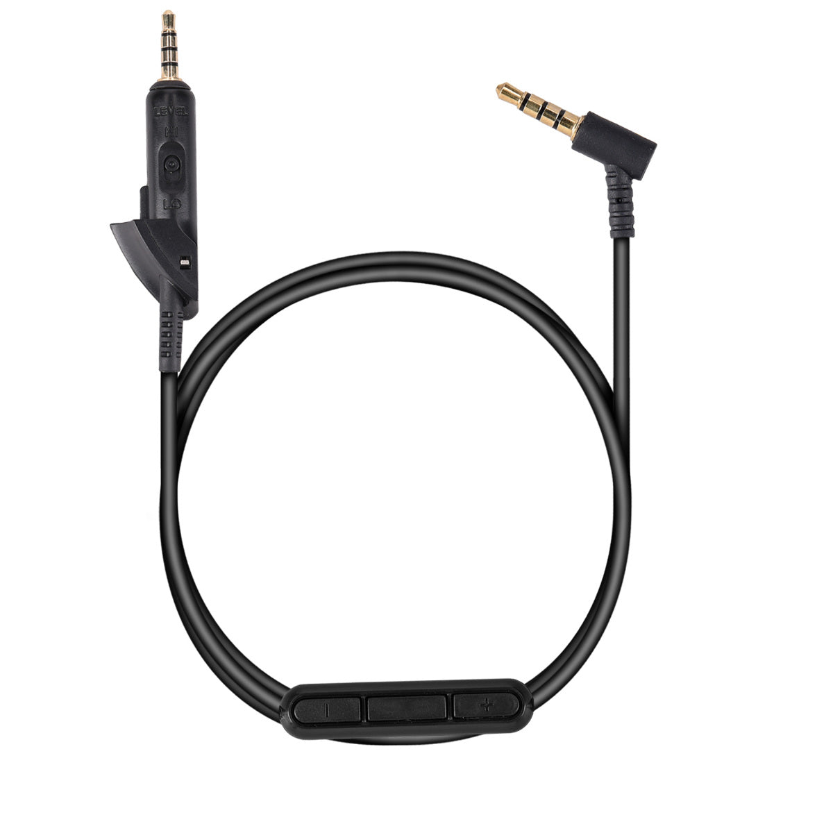 kwmobile Kopfhörerkabel für Bose QuietComfort 15 - Ersatz Kabel 150 cm Mikrofon Lautstärkeregler - 3.5mm Klinke