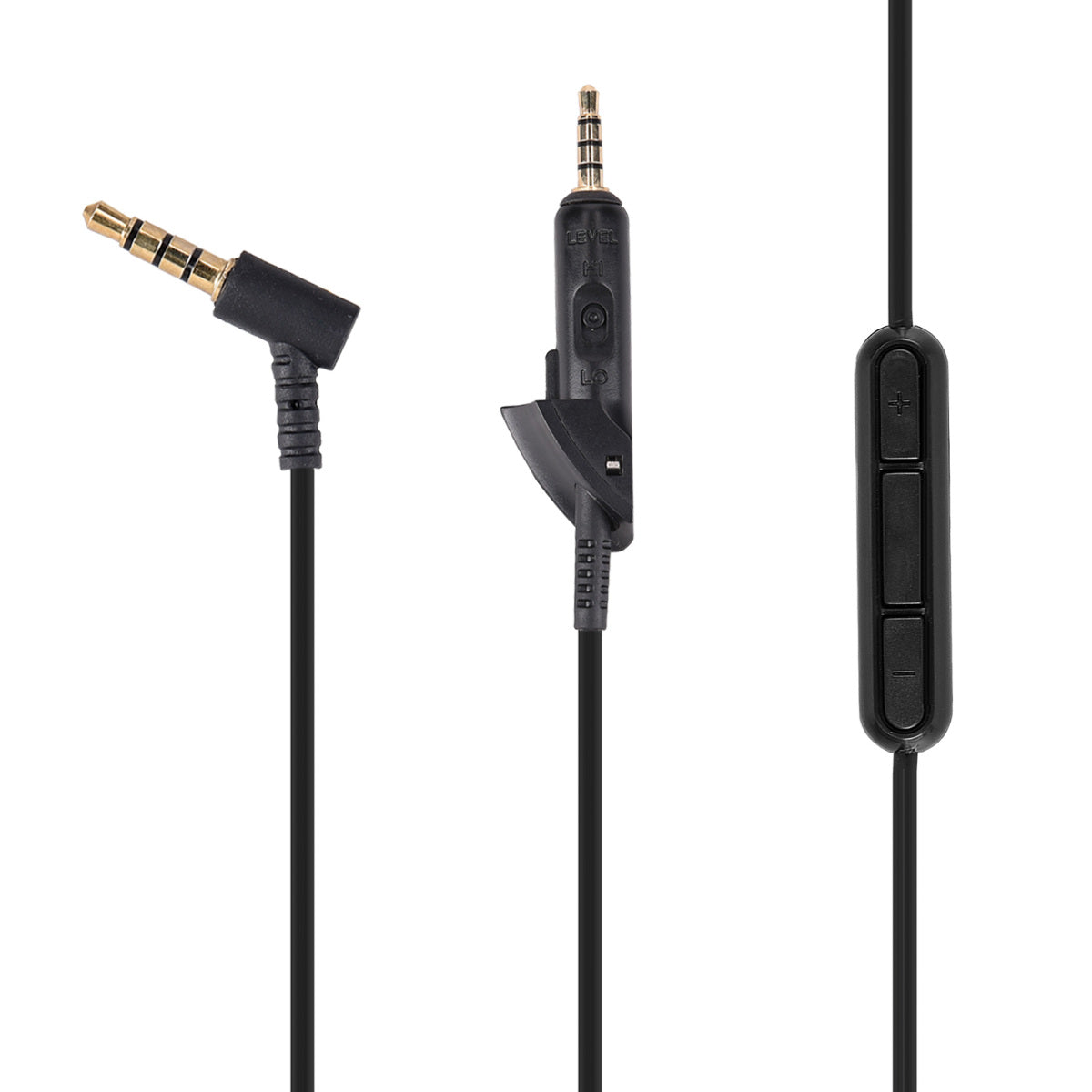 kwmobile Kopfhörerkabel für Bose QuietComfort 15 - Ersatz Kabel 150 cm Mikrofon Lautstärkeregler - 3.5mm Klinke