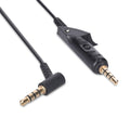 kwmobile Kopfhörerkabel für Bose QuietComfort 15 - Ersatz Kabel 150 cm Mikrofon Lautstärkeregler - 3.5mm Klinke