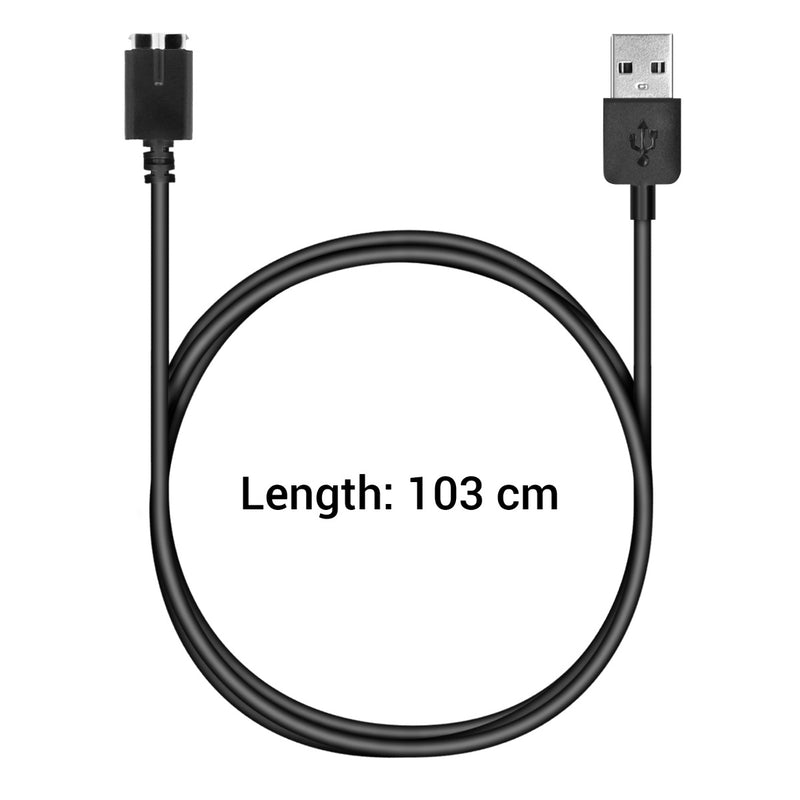 kwmobile kompatibel für Polar M430 USB Ladekabel Charger für Smart Watch Fitnesstracker Ersatzkabel